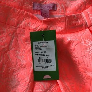 Lily Pulitzer Coral Skirt size 0